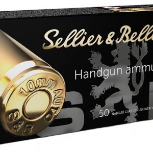 Sellier & Bellot Centerfire Handgun Brass 10mm 180-Grain 50-Rounds FMJ - New Arrival | Tennessee Guns Inc