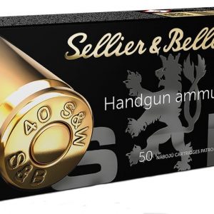 Sellier and Bellot Handgun Ammunition Brass .40 SW 180-Grain 50-Rounds FMJ - New Arrival | Tennessee Guns Inc