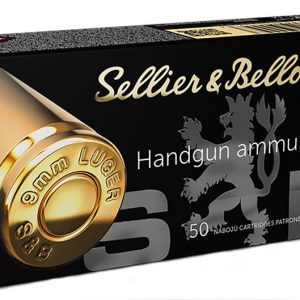 Sellier and Bellot Handgun Ammunition Brass 9mm 124-Grain 50-Rounds FMJ - New Arrival | Tennessee Guns Inc