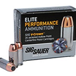 Sig Sauer Elite Performance 9mm 147-Grain 20-Rounds V-Crown JHP - New Arrival - Tennessee Guns Inc