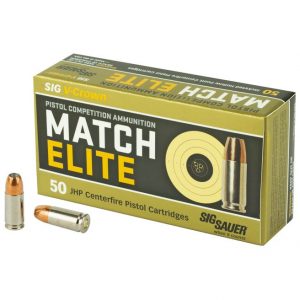 Sig Sauer Elite-V Crown Nickel-Plated Brass 9mm 115-Grain 50-Rounds JHP - New Arrival | Tennessee Guns Inc