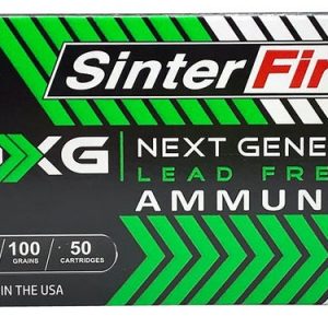 SinterFire Next Generation (NXG) Brass 9mm 100-Grain 50-Rounds Lead Free Ball - New Arrival - Tennessee Guns Inc