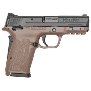 Smith and Wesson M&P9 Shield EZ FDE / Black 9mm 3.6" Barrel 8-Rounds - New Arrival - Tennessee Guns Inc