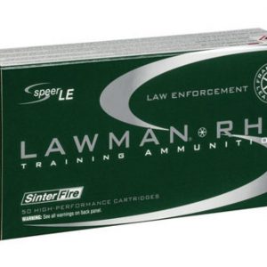 Speer Lawman Brass 9mm 100-Grain 50-Rounds Frangible - New Arrival - Tennessee Guns Inc