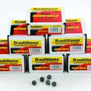 Traditions Muzzleloader Revolver Round Ball Bulk Pack .44 cal .454 140-Grain 100-Count - New Arrival | Tennessee Guns Inc