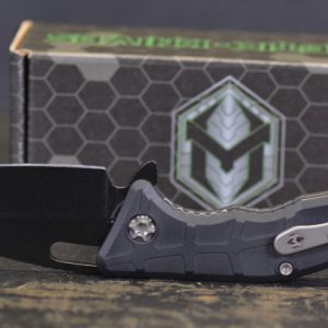 Heretic Martyr Manual Knife Black Aluminum 3" Black - Knives & Tools - Tennessee Guns Inc