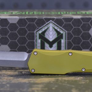 Heretic Knives Cleric Clip Point OTF Auto Knife Green 3.5" - Knives & Tools - Tennessee Guns Inc