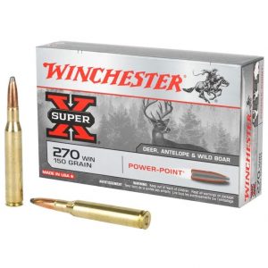 Winchester Super-X Power Point Brass .270 Win 150-Grain 20-Rounds PP