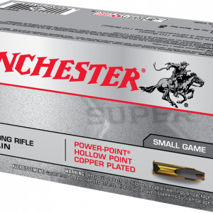 Winchester Super-X Power-Point Brass .22 LR 40-Grain 222-Rounds CPHP