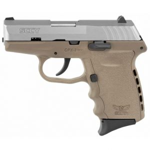SCCY CPX-2 Flat Dark Earth / Stainless 9mm 3.1" Barrel 10-Rounds - New Arrival | Tennessee Guns Inc