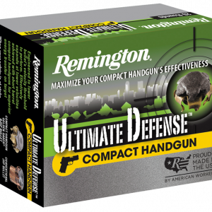 Remington Ultimate Defense Nickel Plated Brass .45 ACP 230 Grain 20-Rounds BJHP