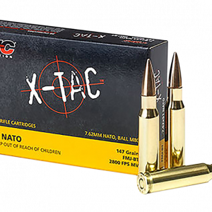 PMC Ammunition X-Tac Brass 7.62 X 51 / .308 147-Grain 20-Rounds FMJBT