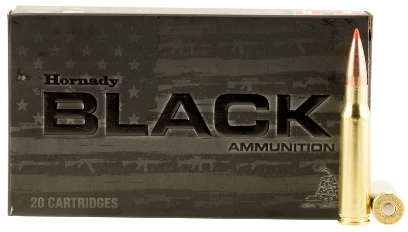 Hornady Black Brass .308 Win 168-Grain 20-Rounds A-Max