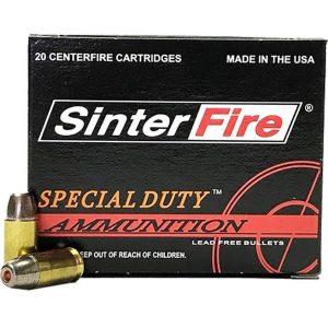 SinterFire Special Duty Brass 9mm 100-Grain 20-Rounds HP - New Arrival - Tennessee Guns Inc