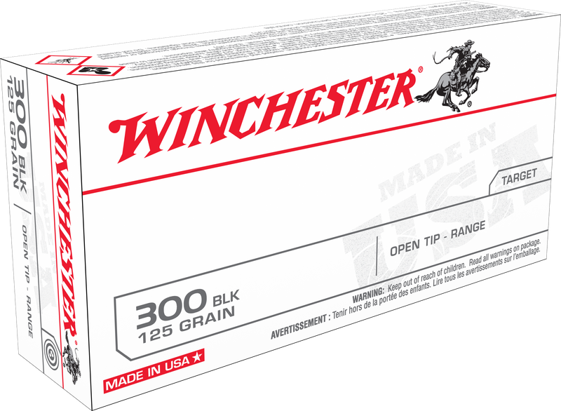 Winchester USA White Box .300 AAC Blackout 125 Grain 20-Rounds OTR