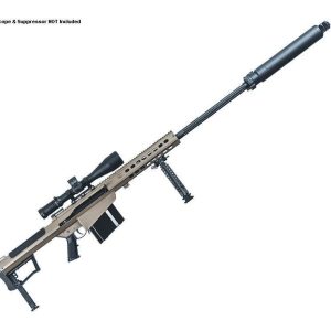 Barrett M107A1 50 BMG 29in FDE Cerakote Semi Automatic Modern Sporting Rifle - 10+1 Rounds