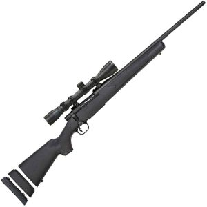 Mossberg Patriot Compact Super Bantam Scoped Combo Matte Blued Bolt Action Rifle - 243 Winchester - 20in
