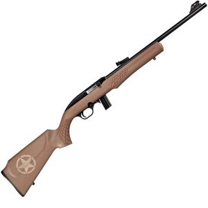 Rossi RS22 Flat Dark Earth Star Semi Automatic Rifle - 22 Long Rifle - 18in