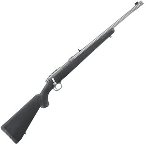 Ruger 77/44 Threaded Barrel Stainless/Black Bolt Action Rifle - 44 Magnum