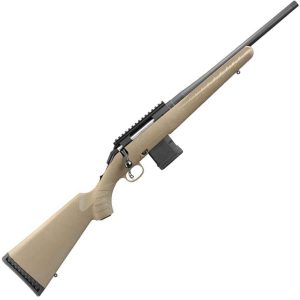 Ruger American Ranch Matte Black Bolt Action Rifle - 300 AAC Blackout - 16.12in