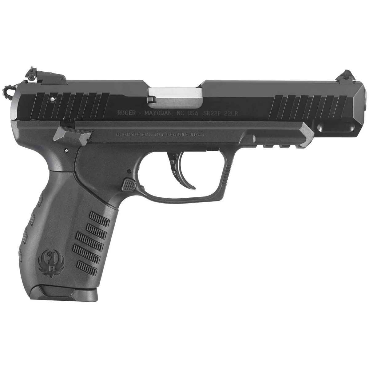 Ruger SR22 22 Long Rifle 4.5in Black Pistol - 10+1 Rounds