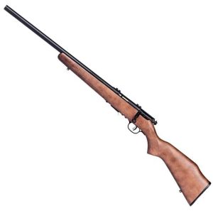 Savage 93R17 GLV Satin Blued/ High Luster Wood Left Hand Bolt Action Rifle - 17 HMR - 21in - New Arrivals | Tennessee Guns Inc