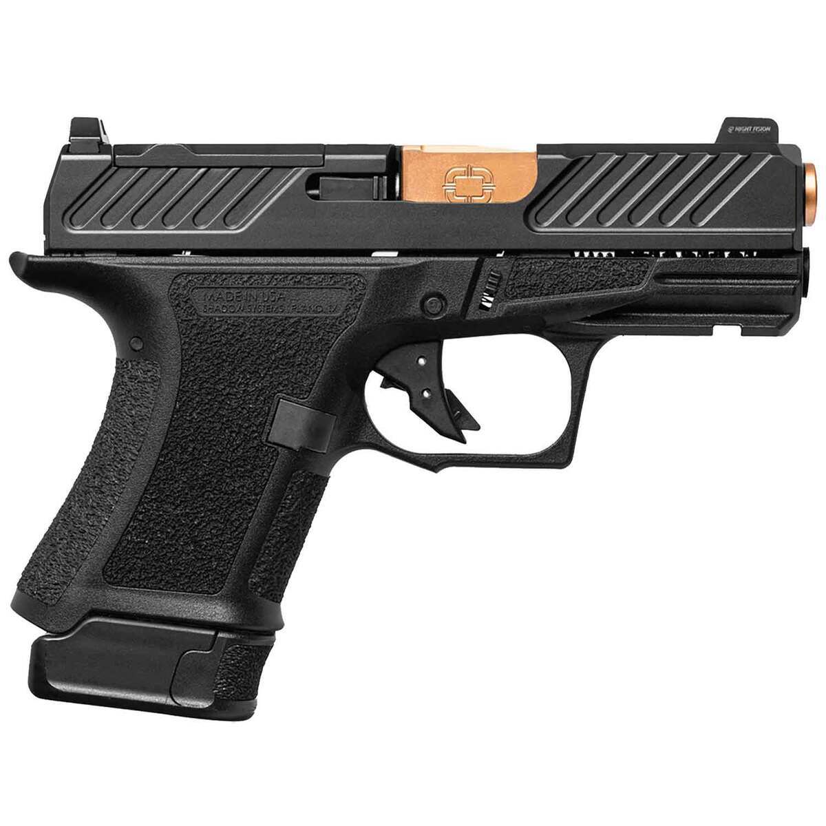Shadow Systems CR920 Combat Optic Ready 9mm Luger 3.41in Black Nitride Pistol - 13+1 Rounds