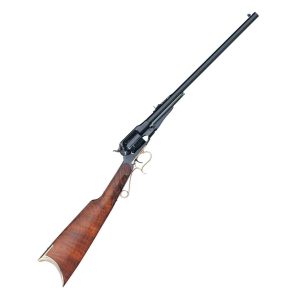 Uberti 1858 New Army Target Carbine Blued Revolver Rifle - 44 Magnum - 18in